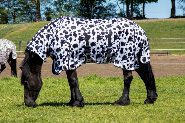 HKM vliegendeken met hals Cow