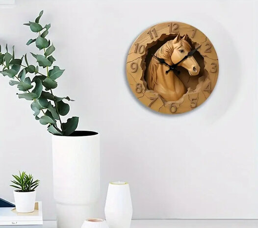 Wand klok 30 cm