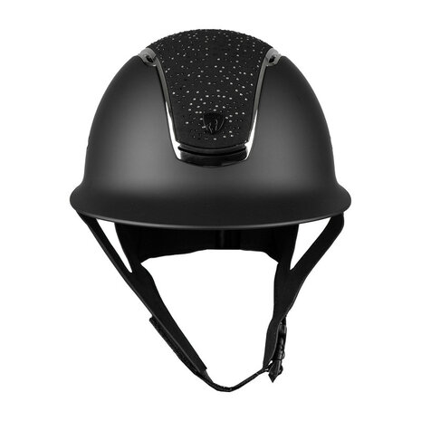 Horka cap Da Vinci glitter zwart/zilver