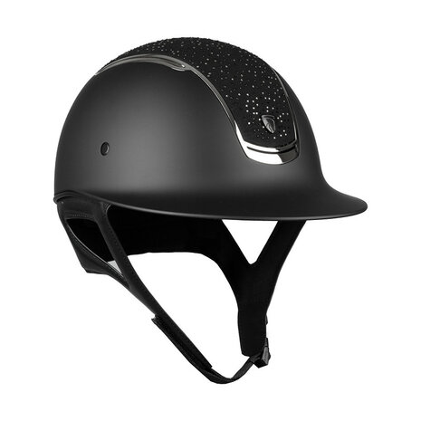 Horka cap Da Vinci glitter zwart/zilver