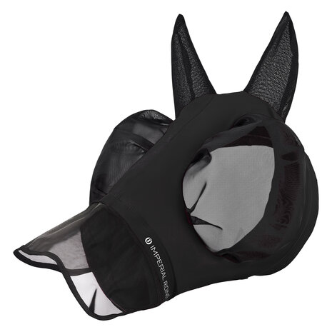 Imperial Riding vliegenmasker Trail Ride UV bescherming zwart