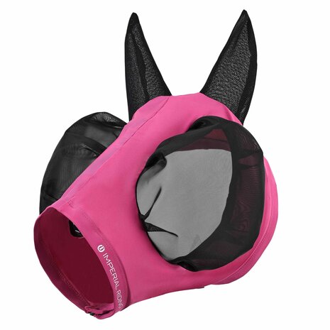 Imperial Riding vliegenmasker UV bescherming Trail Ride roze