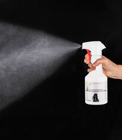 Waldhausen antiklit spray voor vacht, manen en staart – met aloe vera en glanseffect 500ml