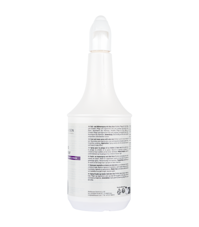 Waldhausen antiklit spray voor vacht, manen en staart – met aloe vera en glanseffect 1 liter