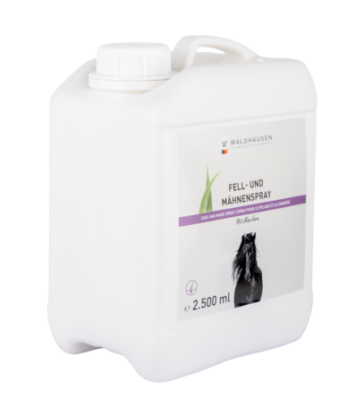 Waldhausen antiklit spray voor vacht, manen en staart – met aloe vera en glanseffect 2,5 liter