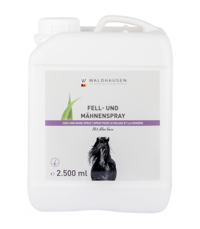 Waldhausen antiklit spray voor vacht, manen en staart – met aloe vera en glanseffect 2,5 liter