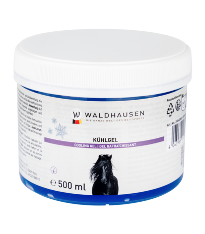 Waldhausen koeling gel 500ml - Herstellende en verkoelende gel voor spieren en pezen van het paard