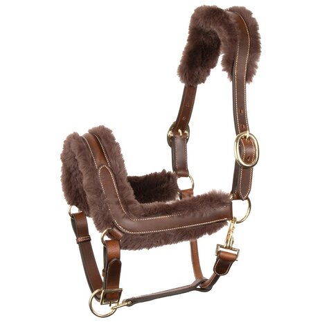 Harry's Horse leren halster Anatomic Furry Matt