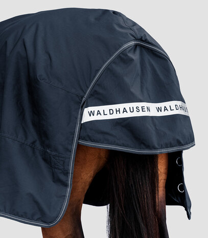 Waldhausen regendeken highneck Arctic 200 gram nachtblauw