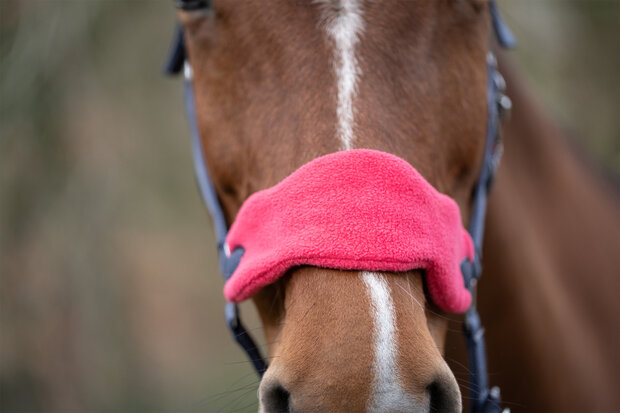 HKM halsterset met halstertouw & vliegennet grijs