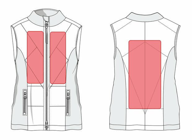 HKM Heating Bodywarmer Slimline