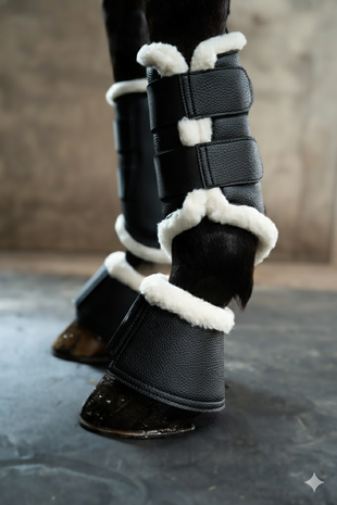 HKM Beenbeschermers Comfort Premium Fur II