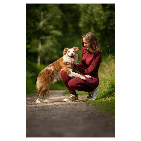 BR CLX long-sleeve zip-up trainingsshirt