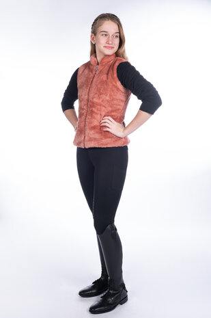 HKM Bodywarmer Teddy Ruby