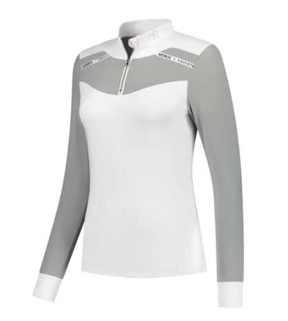 Mrs. Ros Wedstrijdshirt Jacquard Lange Mouw