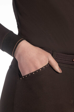 HKM Rijbroek Rosegold Glamour