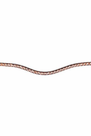 HKM Frontriem Rosegold Glamour​​​​​​​