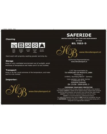 HB Bodyprotector Joselyn Flex