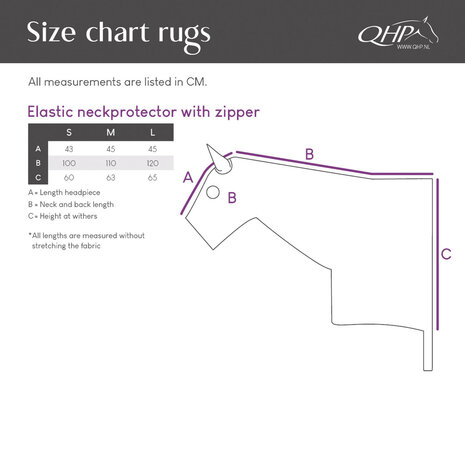 QHP Elastische Halsbeschermer met Rits