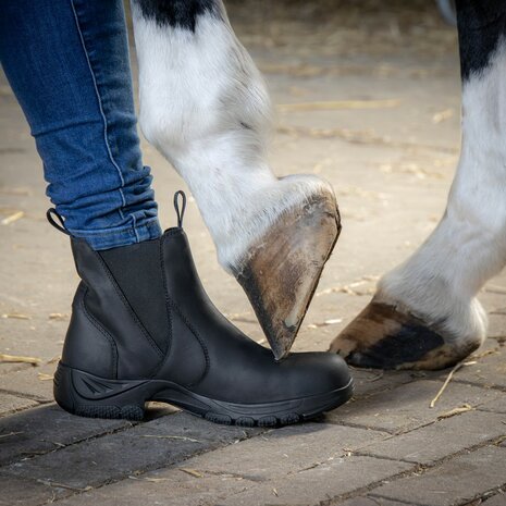 Harry&rsquo;s Horse Lederen Stalschoenen Safety Steel Toe