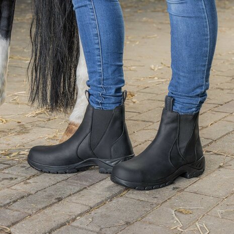 Harry&rsquo;s Horse Lederen Stalschoenen Safety Steel Toe