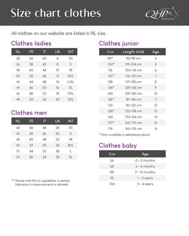 QHP Wedstrijdjas Nov&egrave;n