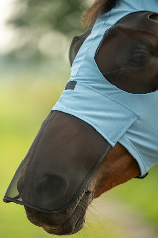 HKM Vliegenmasker Elastic met Neusflap