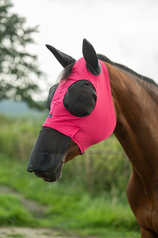 HKM Vliegenmasker Elastic met Neusflap