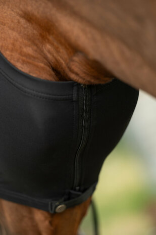 HKM Vliegenmasker Elastic met Neusflap