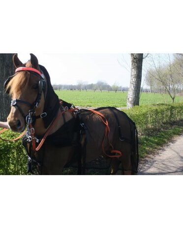 HB vliegendeken met hals voor mennen