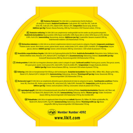 Likit liksteen Banaan 250 gram