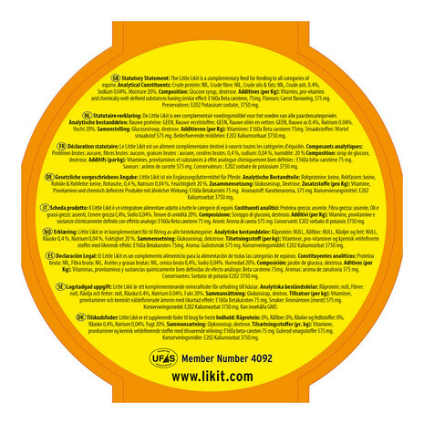 Likit liksteen Wortel 250 gram