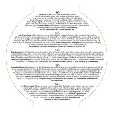 Likit liksteen Wortel 650 gram