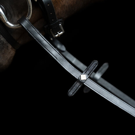 Imperial Riding teugels rubber met nylon versterkt