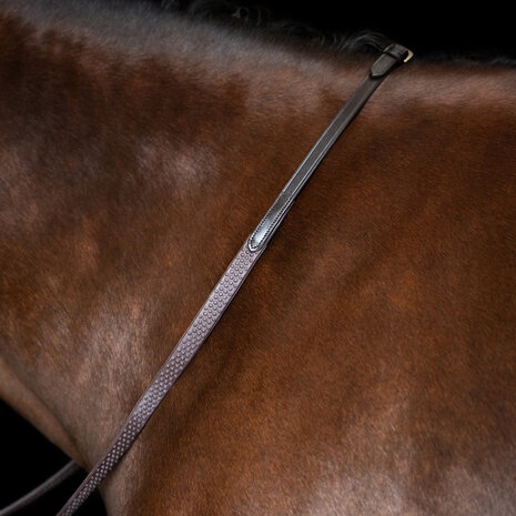 Imperial Riding teugels rubber met nopjes