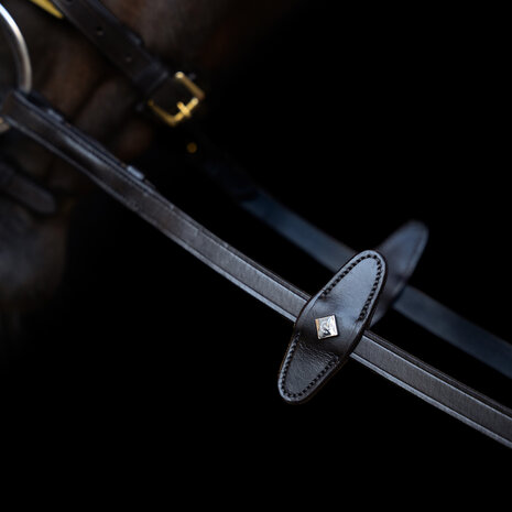 Imperial Riding rubberen teugels met duimgrip