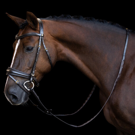 Imperial Riding rubberen teugels met duimgrip