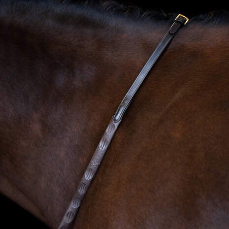 Imperial Riding rubberen teugels met duimgrip