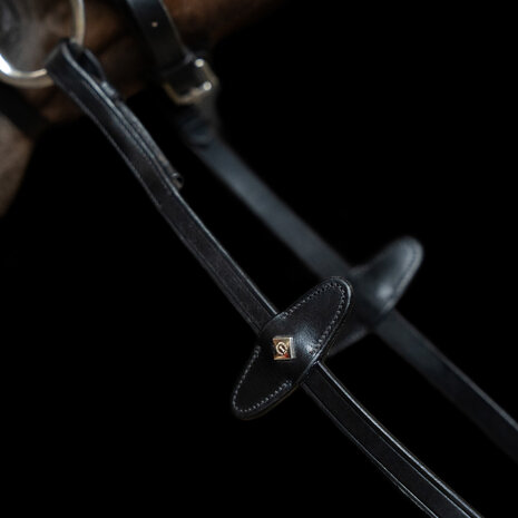 Imperial Riding rubberen teugels met duimgrip