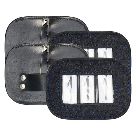 Imperial Riding startnummers Glitter vierkant