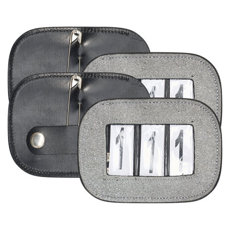 Imperial Riding startnummers Glitter vierkant