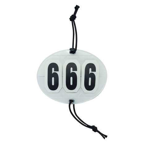 Imperial Riding startnummers rond