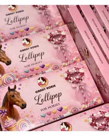Candy Horse Hartvormige Lolly Love