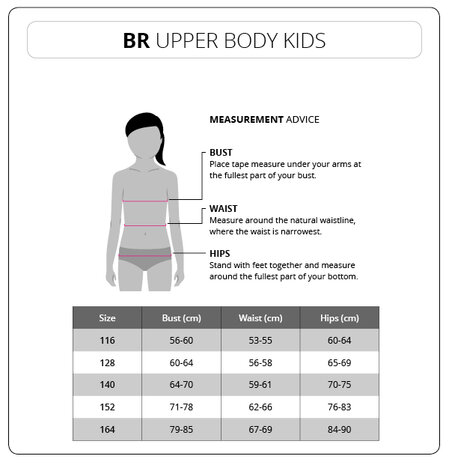 BR Mini vest met rits