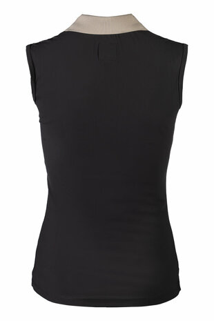 Lauria Garrelli poloshirt Limone mouwloos