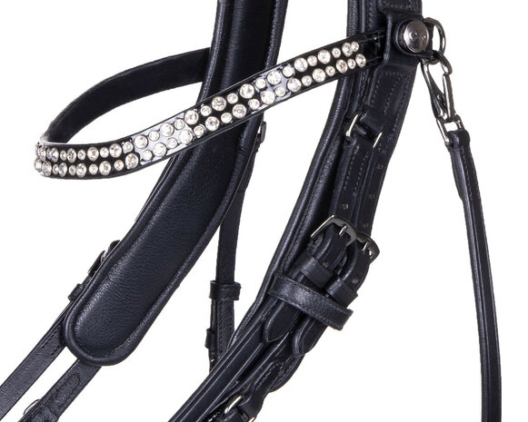 PresTeq hoofdstel stang & trens FayPerform Shine