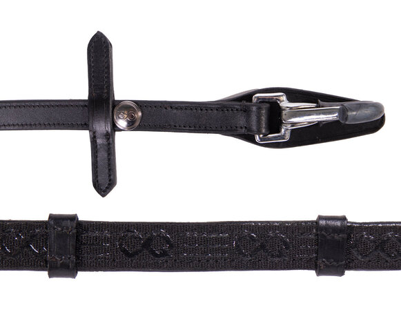 PresTeq teugels FayRein met clip + stops(8cm)