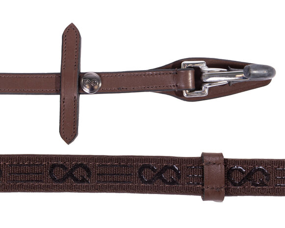 PresTeq teugels FayRein met clip + stops(8cm)