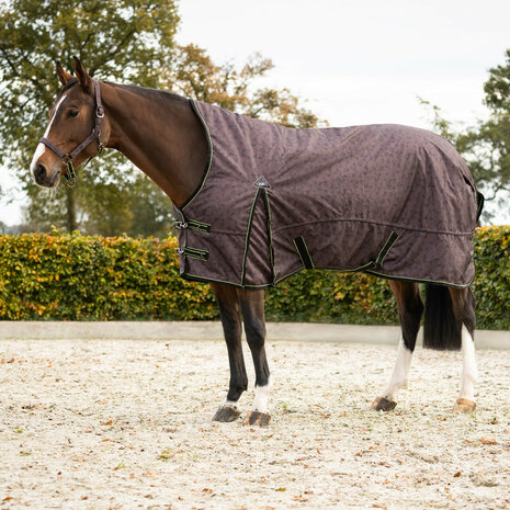 QHP regendeken 1200D turnout collection halve hals 150gr