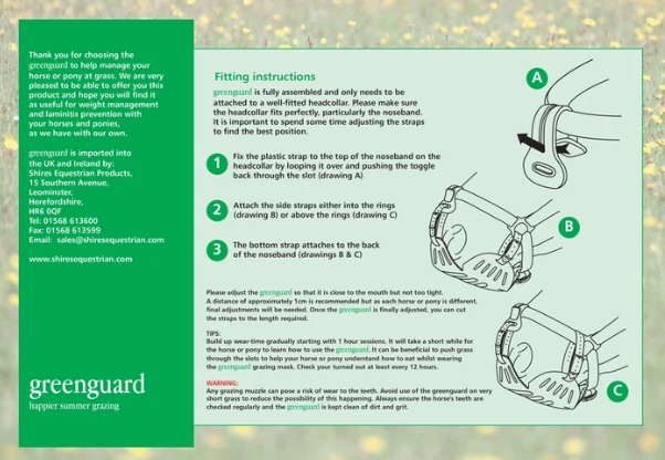 GreenGuard halster